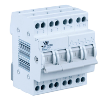 Інсталяційний перемикач для вибору потужності генератора 4полюсний,63А,400V AC 50Hz,6 kV