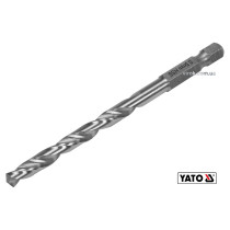 Свердло по металу YATO 5.5 x 93/57 мм HEX-1/4" HSS 6542 для нержавіючої конструктивної легованої сталі