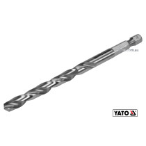 Свердло по металу YATO 7 x 109/69 мм HEX-1/4" HSS 6542 для нержавіючої конструктивної легованої сталі