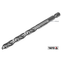 Свердло по металу YATO 7.5 x 109/69 мм HEX-1/4" HSS 6542 для нержавіючої конструктивної легованої сталі