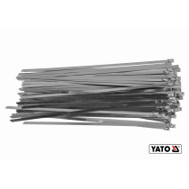Хомут затискний з нержавіючої сталі YATO 4.6 х 250 мм 100 шт