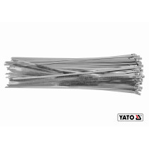 Хомут затискний з нержавіючої сталі YATO 4.6 х 400 мм 100 шт