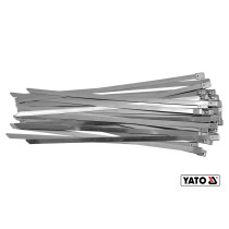 Хомут затискний з нержавіючої сталі YATO 8 х 350 мм 50 шт