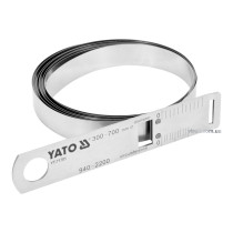 Циркометр сталевий YATO для кола- 940-2200 мм і діаметра 300-700 мм з метричною і дюймовою шкалами