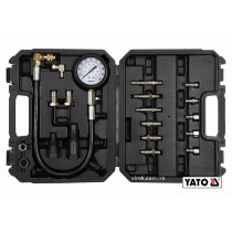 Компресометр для дизельних двигунів YATO 7 Мпа з інструментами 19 шт + кейс