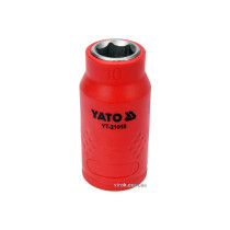 Головка торцева шестигранна діелектрична YATO 3/8" М10 х 45/28 мм VDE до 1000 В
