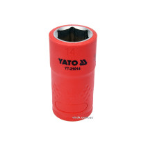 Головка торцева шестигранна діелектрична YATO 3/8" М14 х 45/28 мм VDE до 1000 В