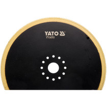 Полотно-насадка різальне для реноватора YT-82223 YATO по дереву і металу, півдиск Ø= 100 мм