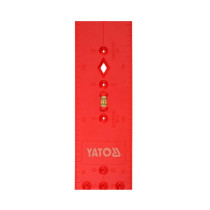 Шаблон розмічальний отворів YATO для меблевих завісів, 270х 55х 3,6 мм