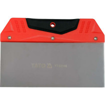 Шпатель для фінішного шпаклювання YATO, 200 мм t= 0.5 мм з нержавіючої сталі