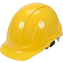 Каска для захисту голови YATO жовта з пластика ABS