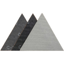 Сітка абразивна, трикутна, на липучці по штукатурці до шліфмашини YATO: G180, l= 280 мм, 3 шт