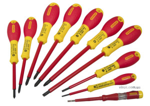 Набір діелекетричних викруток STANLEY "FatMax VDE 1000V" 10 предметів