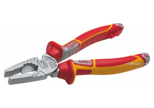 Плоскогубці комбіновані NWS з ізольованими ручками VDE до 1000 В 165 мм