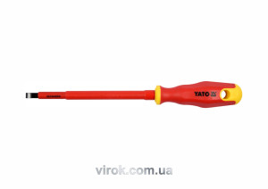Викрутка діелектрична плоска YATO SL6.5 х 150 мм VDE до 1000 В