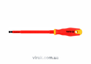 Викрутка діелектрична плоска YATO SL8 х 150 мм VDE до 1000 В