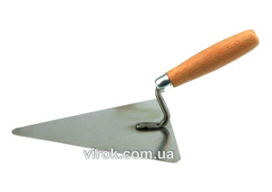 Кельма мулярська трикутна вузька VIROK 190 мм