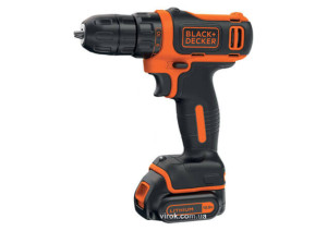Акумуляторний дриль-шуруповерт BLACK+DECKER BDCDD12B