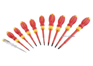 Набір викруток діелектричних STANLEY VDE до 1000 В 10 шт