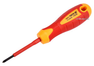 Викрутка діелектрична хрестова YATO PZ0 x 60 мм VDE до 1000 В
