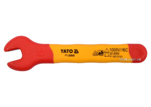 Ключ ріжковий діелектричний YATO М6 мм VDE до 1000 В