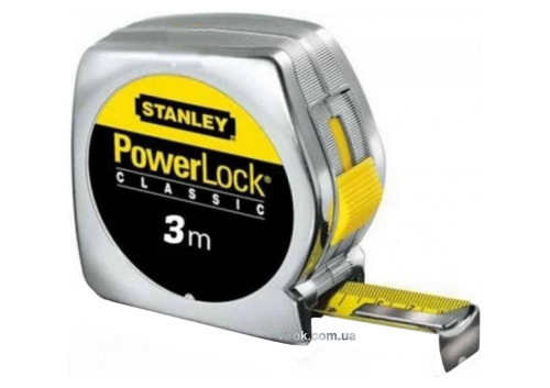 Рулетка STANLEY "Powerlock" 3 м x 19 мм