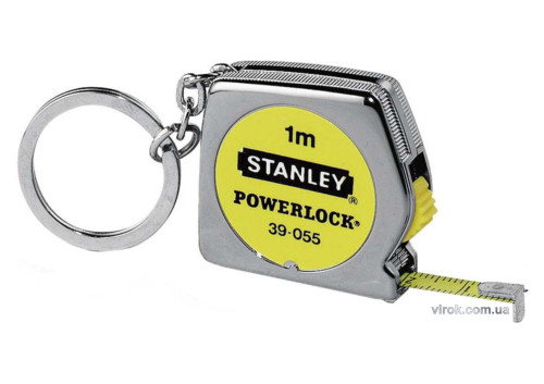 Рулетка STANLEY "Powerlock" 1 м c кольцом для ключей