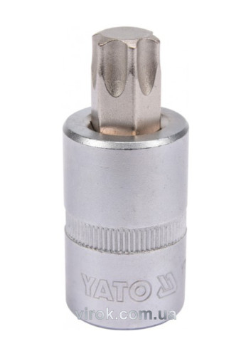 Головка торцевая с отверточной насадкой TORX YATO 1/2" Т60 х 55 мм