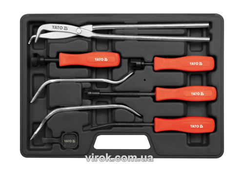 Набор инструментов для замены тормозных колодок YATO 8 шт