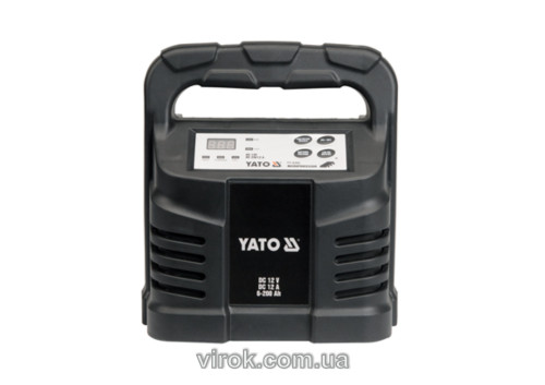 Зарядное устройство для аккумуляторов 12 В YATO 12 А 6-200 Ач
