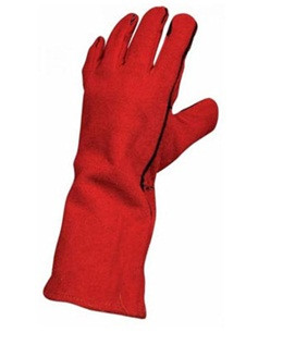 Перчатки для сварочных работ красные размер 10