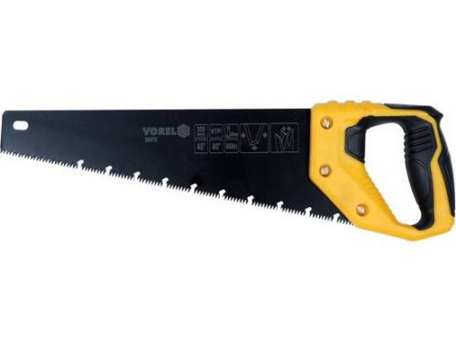Ножівка по дереву VOREL l= 350 мм, t= 0.9 мм, фосфатоване покриття, 9 зубів/1" [12/48]