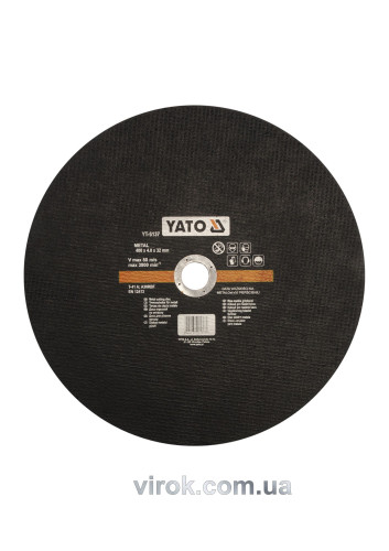 Диск отрезной по металлу YATO 400 х 32 х 4 мм
