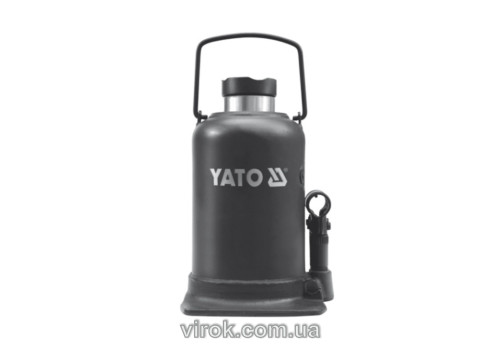 Домкрат гидравлический бутылочный YATO 30 т 244-492 мм