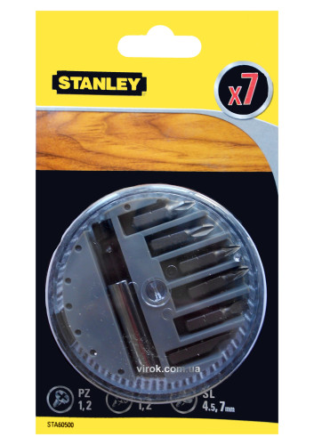 Набор насадок отверточных STANLEY с магнитным держателем 7 шт