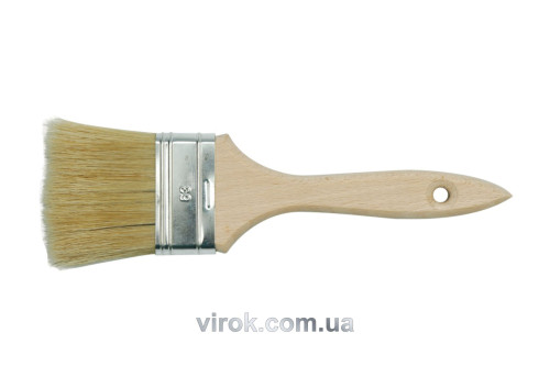 Кисть плоская VOREL с деревянной ручкой 50 мм