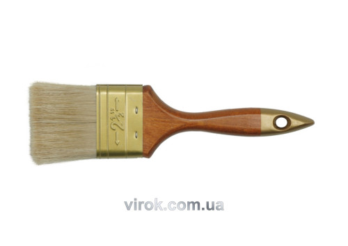 Кисть флейцевая VOREL ПРОФИ с деревянной ручкой 87 мм