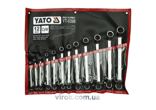 Набор ключей накидных YATO М6-32 мм 12 шт