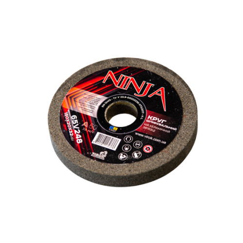 Круг для точила на керамічній зв'язці  NINJA 150х20х32 мм F60 ТМ VIROK