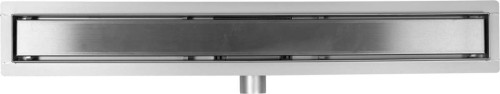 Трап підлоговий лінійний з нержавіючої сталі FALA WET-DRY; 60х 7х 2 см, сифон- 52 мм 