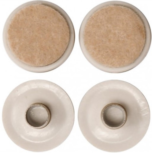 Прокладки пластикові VOREL фільцеві на штифт. 37 мм. Набір 4шт 