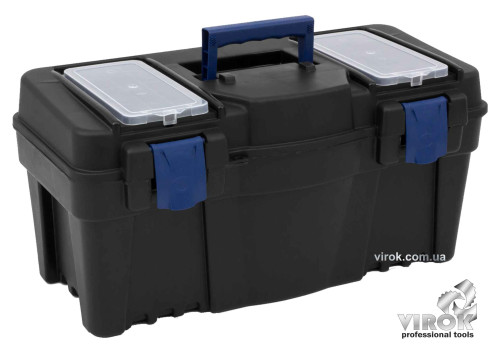 Ящик для инструментов с органайзером пластиковый Caliber 25" TM VIROK 597 х 285 х 320 мм