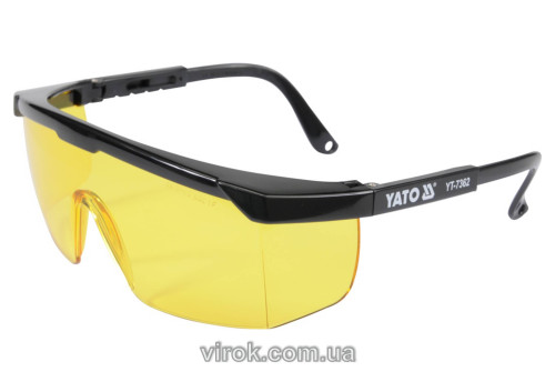 Очки защитные YATO открытые желтые 