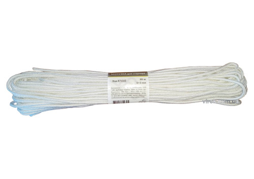 Мотузка для стартера TM VIROK, d=3,0 мм, довжина 20 м, біла