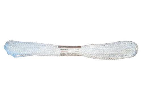 Мотузка господарська Тип 3н TM VIROK, 4мм Х 10 м, р\н=65кгс, поліпропіленова, з серцевиною, біла