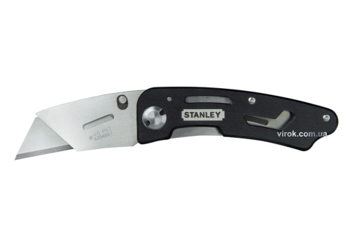 Нож складной STANLEY "Utility" с фиксированным трапециевидным лезвием 160 мм