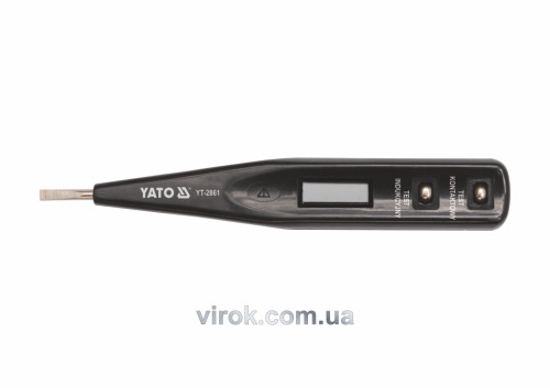 Индикатор напряжения цифровой YATO 12-250 В