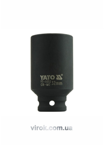 Головка торцевая ударная шестигранная YATO 1/2" М32 х 78 мм