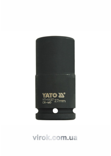 Головка торцевая ударная шестигранная YATO 3/4" М27 х 90 мм