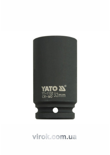 Головка торцевая ударная шестигранная YATO 3/4" М32 х 90 мм